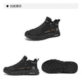 Men's High-Cut Casual Sports Shoes Anti-Slip Wear-Resistant Ankle Boots Outdoor Workwear Footwear for Comfortable Walking