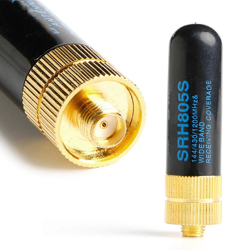 SRH805S Diamond Antenna SMA F Female Dual Band For Baofeng GT 3 UV 5R BF 888s Talkie Radio QX2B SRH 805S Aerial Signal Booster