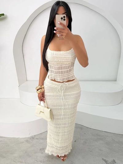 Weird Puss Mesh Backless Women Halter Lace - Up See Through | SAMAG