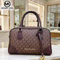 2026 Michael Kors Boston Pillow Bag Fashion Casual Women MK Classic Vintage Flower Handbag Urban Girls Commuter Bag