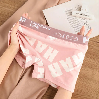 1- Women Cotton Panties Sports Boxer Underpants Ladies | SAMAG