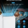 12000 BTU Portable Air Conditioner Free Standing AC Unit With Remote Control Dehumidifier Fan Auto Swing And Smart Sleep Mode Quiet Operation For Rooms Up To 500 Sq Ft White