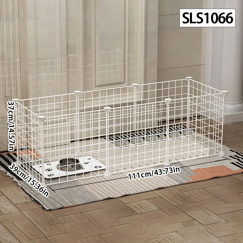 Dog Pen Indoor Fence Small Medium Dog Teddy Home Isolation Door Fence Pet Guardrail Cat Cage Rabbit Cage