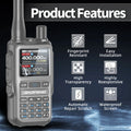Baofeng UV-5R Mini Walkie Talkie Waterproof Screen Protector Highly Transparency Anti-Glare Shield Film For 5R Mini Ham Radio