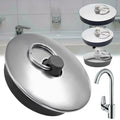 1Pcs Stainless Steel Bath Plug Kitchen Bathroom Accessory Rubber Drain Stopper Water Easy to Use Bath Tub Caps
