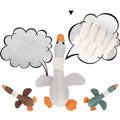 Soft Plush Dog Squeaky Toy Bite Resistant Molar Chew Doll Interactive Sound Pet Toy Puppy Anxiety Relief Boredom Relief Companio