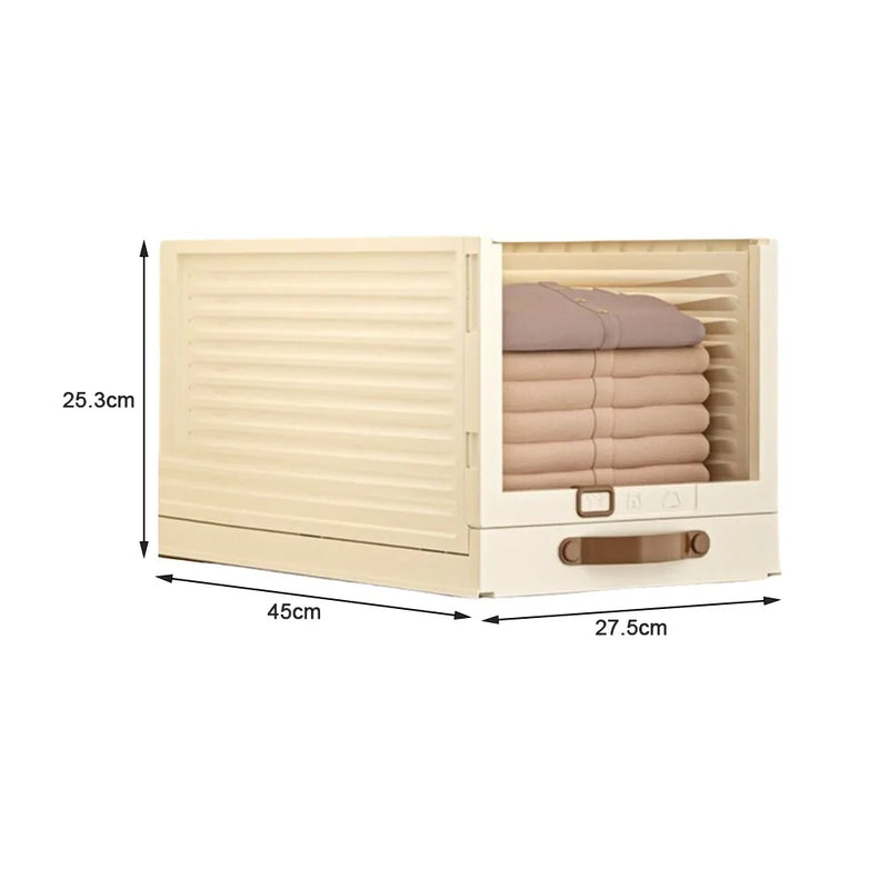 Household Plastic Drawer Organizer Foldable Pull Out Cabinet Storage Stackable With Handle Box Home Use - View 11 | SAMAG