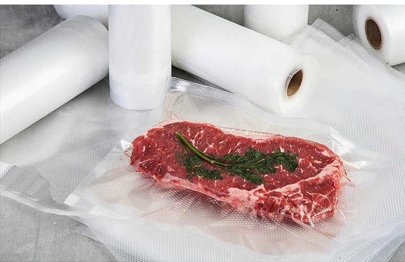 5 Rolls/Lot Food vacuum sealer Storage saver bags Vacuum 5 size Bags For Kitchen Vacuum Sealer to keep food fresh