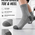 1/3/6pairs Men's Cotton Crew Sports Socks Breathable Mesh | SAMAG