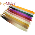 22-28Inch Straight Pony Hair Bundles Crochet Braids Hair Silky Colorful Synthetic Braiding Hair Ombre Synthetic Hair For Women