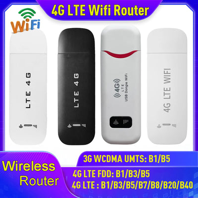 Wireless 4G WiFi Router USB Dongle SIM Card Slot Portable | SAMAG