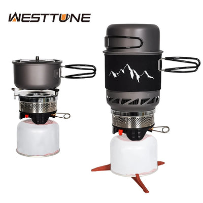 Camping Cooking Set Stove Pot Pan Cookware Outdoor | SAMAG