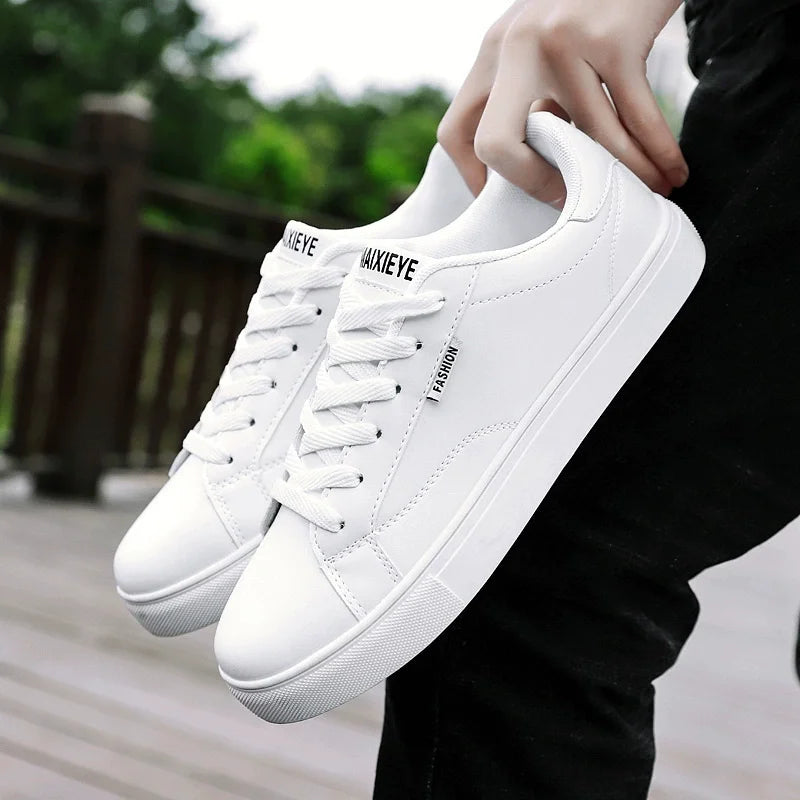 High Quality Classic Men's Leather Casual Sneakers Comfortable Man Shoes Outdoor Male Walking Shoes Zapatos De Hombre Size 39-45