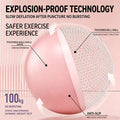 25cm Pilates Mini Yoga Ball Anti‑Burst Thick PVC Exercise | SAMAG