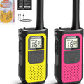 2/3/4 Pack Walkie Talkies for Adults and Kids, Long Range Rechargeable 2 Way Radios with VOX for Camping Hiking Cycling