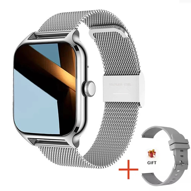 2025 Smart Watch Android IOS Phone 2.01 Inch Color Screen Bluetooth Answer Call Fitness Watches Tracker Smartwatch Women Men