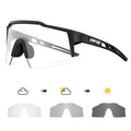 Kapvoe Red Photochromic Cycling Sunglasses for Men Blue | SAMAG
