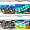 SK6812 RGBW Led Strip Light 4 in 1 Similar WS2812B 1m 5m 30 60 144 LEDs Individual Addressable RGBWW Led Lights IP30 65 67 5V12V