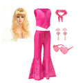 Summer Rose Pink Sleeveless Girl Cosplay Outfit Star - View 8 | SAMAG