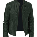 Spliced Faux Leather Men Coats Solid  Long Sleeve Cardigan Zipper Suede Outerwear Smart Casual Loose Pockets Solid Winter