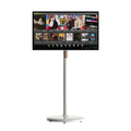 Portable Tv 27 Inch 32 Inch Incell Display Lcd Touch Screen Indoor Android 11 Portable Smart Tv  Monitor on Wheels Touchscreen