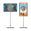 New Product 24 Inch Portable Tv Wifi Android 12 Smart Tv Tablet 10 Point Touch Screen Monitor 360 Rotating Tv Stand