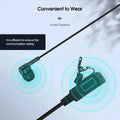 RETEVIS EEK022 In-Ear Bud Earpiece-Coiled Cable PTT Mic for Quansheng UVK5 Baofeng UV5R Walkie Talkie Accessory for Motorola