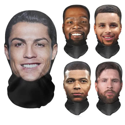 3D Funny Pattern Mesh Face Mask Head Cover Party | SAMAG