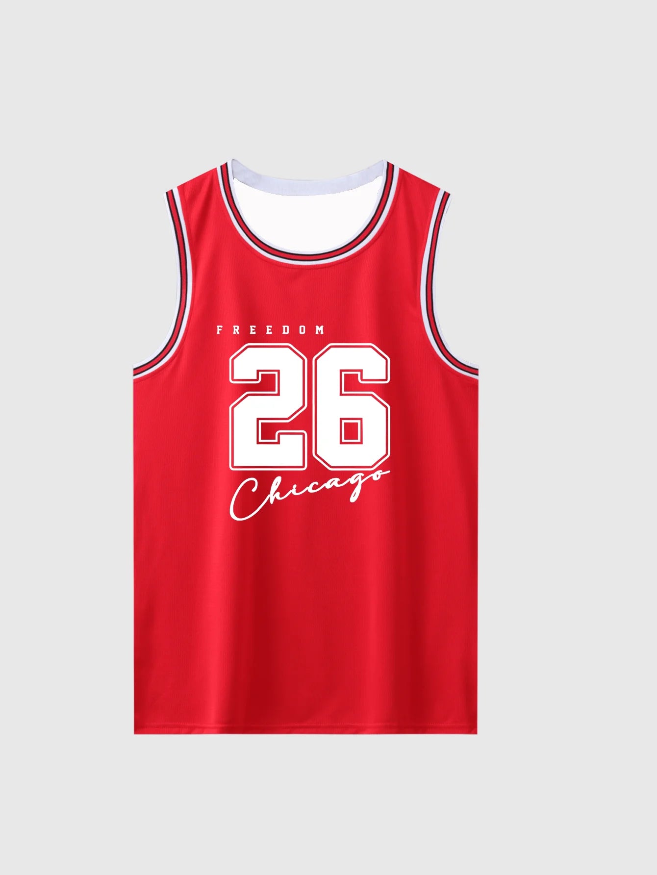 SEASONMARK 2026 Men's Summer Vintage Breathable Quick-Drying Sleeveless Vest round Neck Sports T-Shirt for Basketball