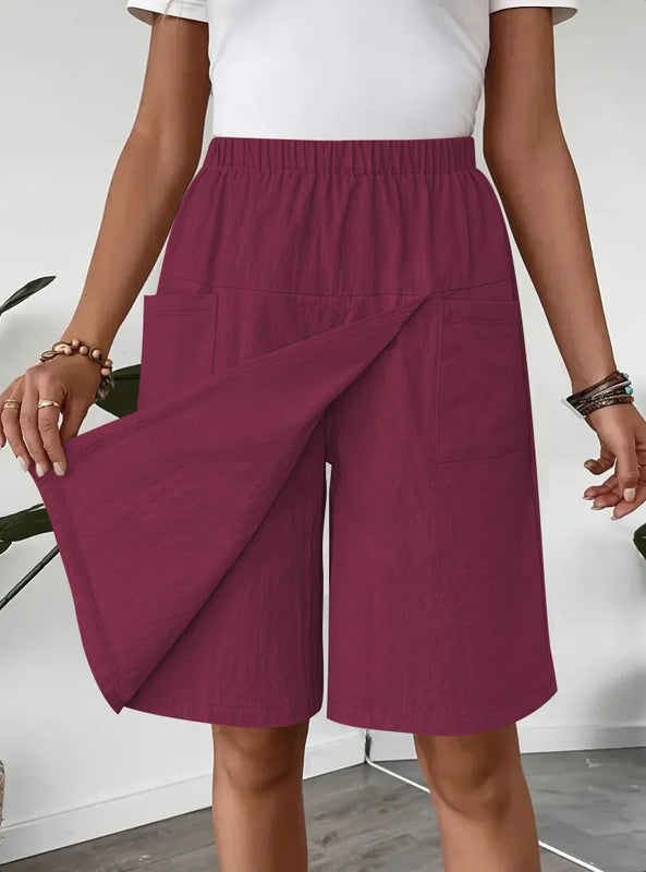 New European and American slit skirt pants casual - View 2 | SAMAG