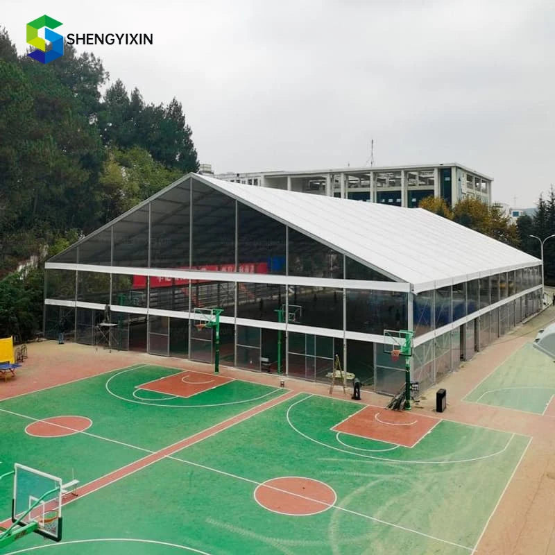 Waterproof Sport Tent PVC Heavy Duty Aluminum Frame Structure Pickleball Cancha De Paddle Tennis Basketball Court Large Tent