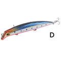 OUTKIT Fishing Lure 1PC Laser Minnow 16g 12cm Wobbling Minnow Floating Lure Hard Bait Fishing Wobblers Crankbait Artifici