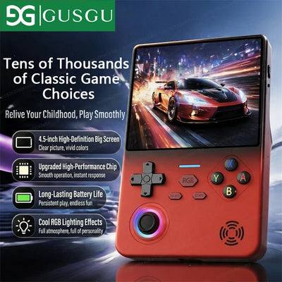 Original Handheld Game Console 4.5'' IPS Screen Linux | SAMAG