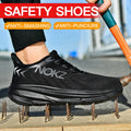 Men's Military Tactical Boots Army Boots Men Side Zipper Military Boots Men Anti-Slip Ankle Boots Work Safety Shoes Hiking Shoes