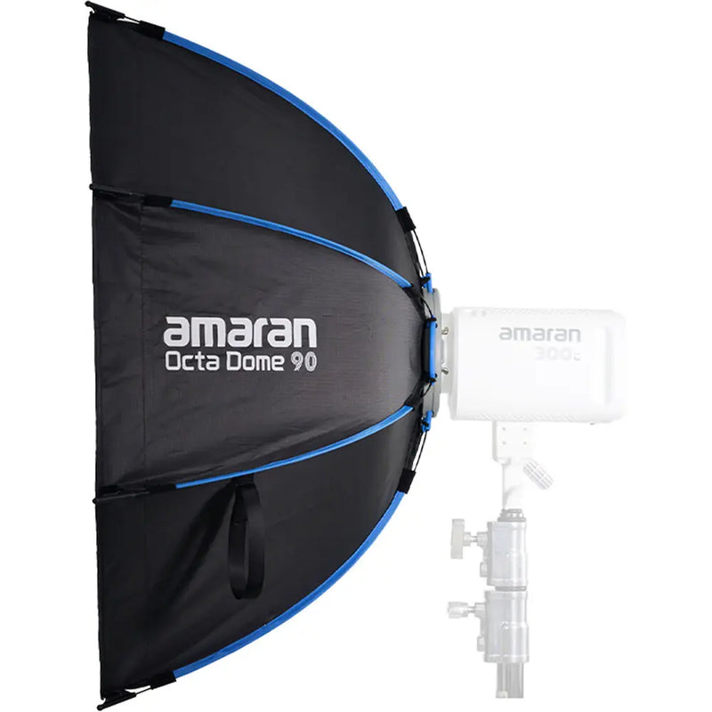 Amaran Octa Dome 90 Quick Release Octagonal Umbrella Softbox with Grid for Amaran 300c 150c 200xS 60xS 300x 600x Pro by Aputure