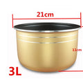 Rice Cooker Liner General Food Stainless Steel Uncoated Thickened 2L3L4L5L6L8L Rice Cooker Inner Pot