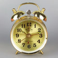 Alarm Clock Mechanical Metal Creative Bedroom Desk Clock Bedside Table Super Sound Watch Retro Nostalgic Table Winding Clock
