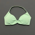 Sports Strappy Bra Yoga Underwear Women Gym Top Running Exercise Backless Bra High Support Active Wear Fitness Workout Halter