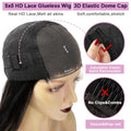 Wow Angel 5x5 Wear Go HD Lace Closure Glueless Wigs 28in Malaysian Straight Wig Pre Plucked Human Wigs Ready to Go Wig For Woman