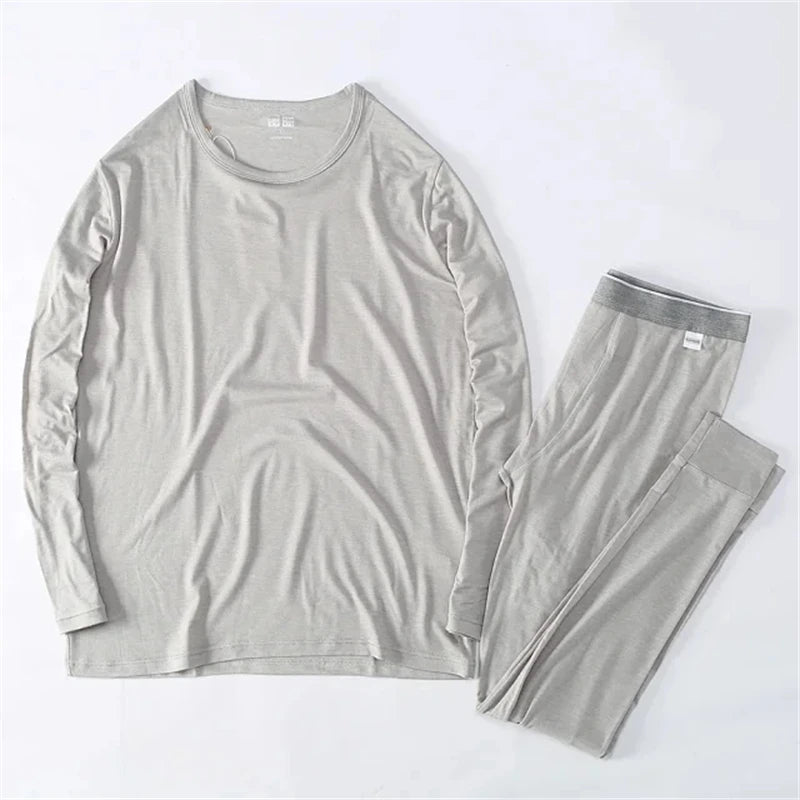 Thermal Lightweight Breathable Heating Underwear Set Quick Dry High Elasticity Autumn Winter Home Use Men Women Innerwear