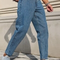 Men's Jeans Are Made of Classic Blue Denim Fabric | SAMAG