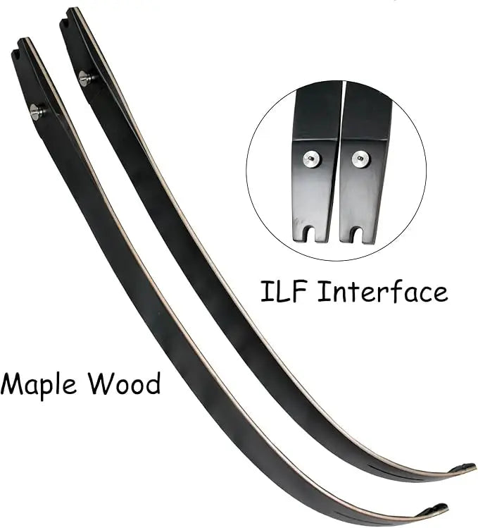 58 Inch Wooden Riser LIF Interface Recurve Bow Set | SAMAG