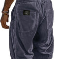 Men's Retro Corduroy Casual Shorts Fashion Solid | SAMAG