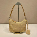 Luxury Designer Brand Handmade Straw Bag Female Shoulder Bag Women High Quality Handbag Shoulder Bag Luxury Bags For Woman