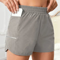 High Waist Running Shorts for Women Quick Dry Athletic Workout Gym Fitness Yoga with Phone Pocket