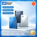 2026 New Western Digital WD My Passport Ultra Portable External HDD 1TB 2TB 4TB USB 3.1 for Laptop Desktop PC