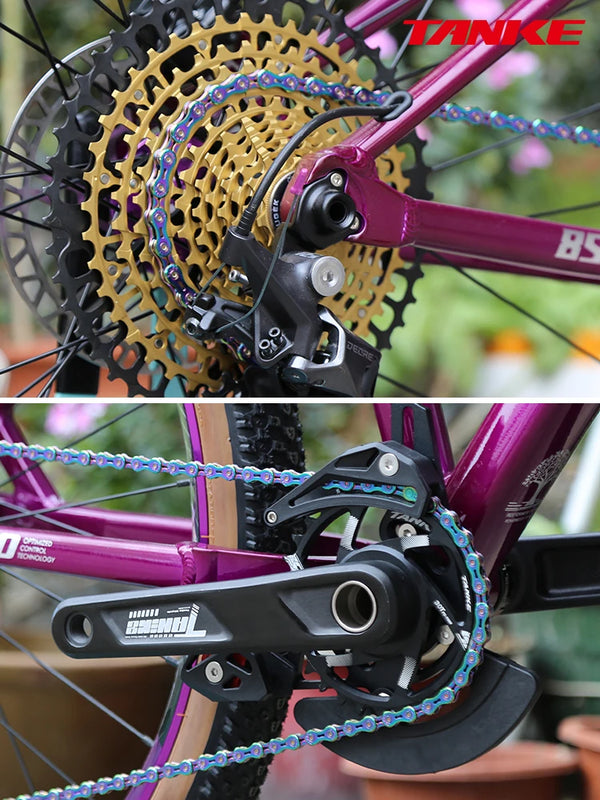 TANKE Bike Chain S8 S9 S10 S11 S12 MTB Road Bicycle Chains,Variable Speed Chain 116/126L High Quality Current Cycling Accessorie