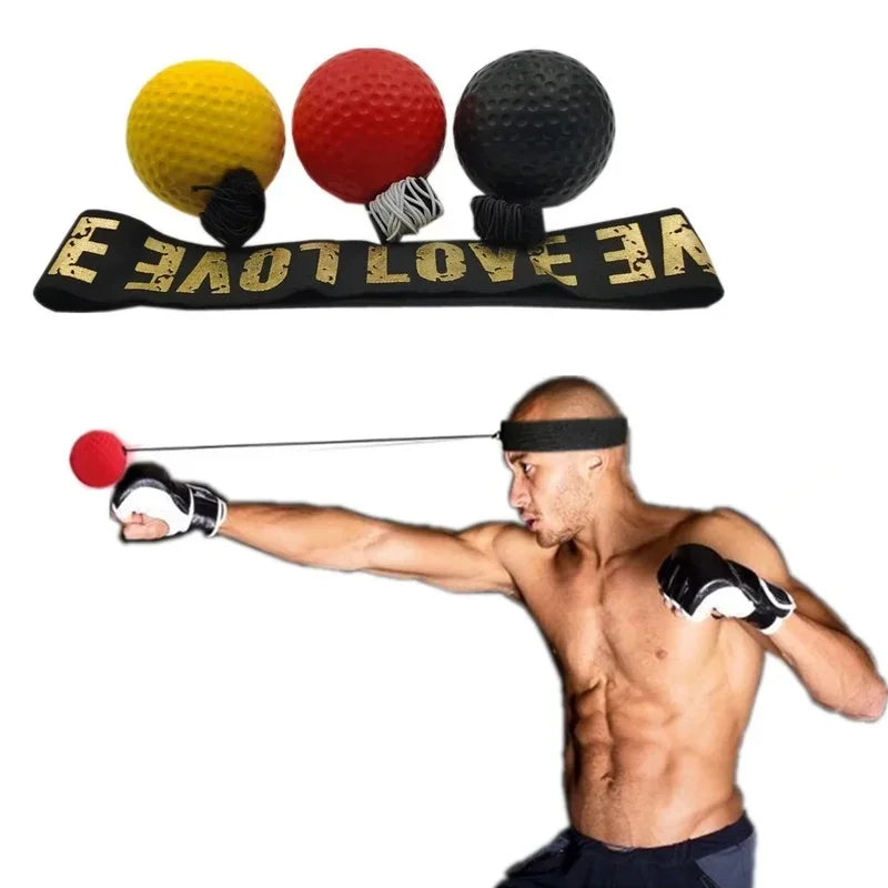 New Set Boxing Speed Ball Head-mounted PU Punch MMA Sanda | SAMAG