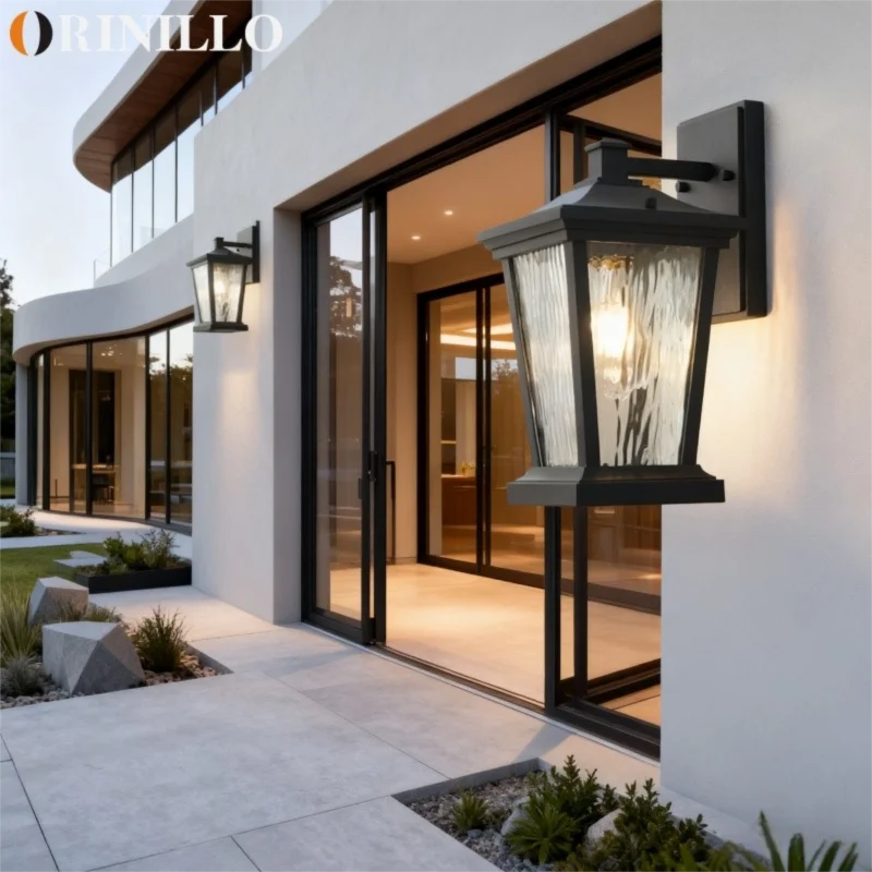 Waterproof outdoor wall lamp LED balcony garden corridor villa entrance exterior wall lamp IP65