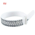 1pc Ring Sizer Measure Plastic UK US EU JP HK Size Loop Ring Size Measuring Tools Finger Gauge Ring Sizer Jewelry Sizing Tool